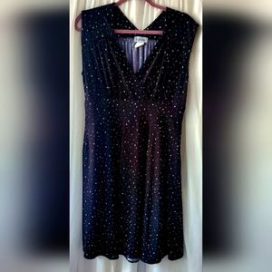 Karina Audrey dress black with stars size XL